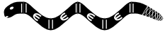 Snake symbol from a Hopi Kilt
